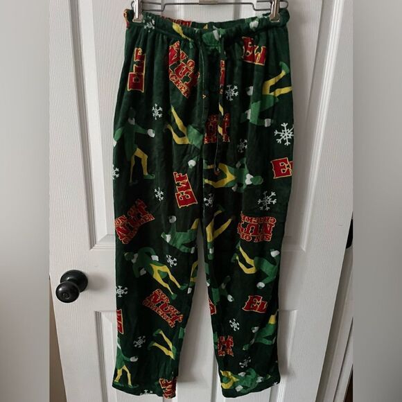 Men's Elf the Movie PJ / lounge pants size S. - Picture 1 of 3